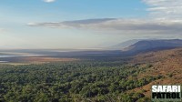 Vy frn Lake Manyara Wildlife Lodge. (Lake Manyara National Park, Tanzania)