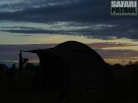 Skymning p mobil camp. (Tarangire National Park, Tanzania)