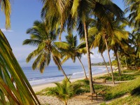 Stranden vid The Tides.