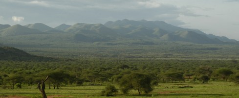 Vy över Tsavo.