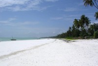 Stranden söderut.