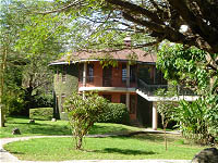 Bungalow på Ngurdoto Mountain Lodge.