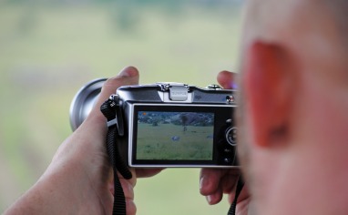 Fotografering i bushen.