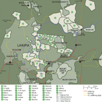 Karta över Laikipia.