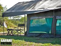 Mässtält på mobil camp. (Serengeti National Park, Tanzania)
